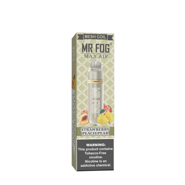 MR FOG MAX AIR 3000 PUFFS STRAWBERRY PEACH PEAR