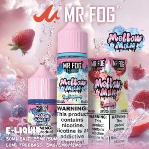 BLUE RASPBERRY - MR FOG MELLOW MAN SALT E LIQUID JUICE 30ML