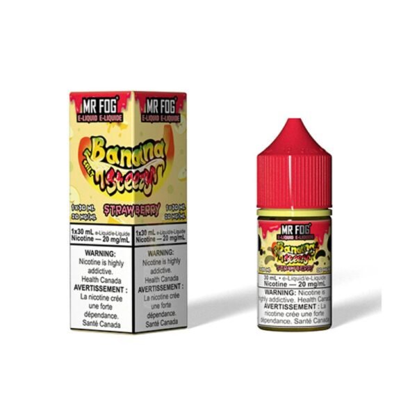 Strawberry Mr Fog Banana Steezy Salt Nic