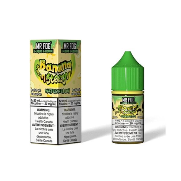 Watermelon Mr Fog Banana Steezy Salt Nic