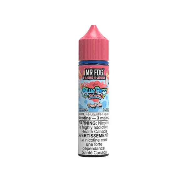 Peach Ice Mr Fog Blue Razz Steezy Salt E-Liquid - 30mL