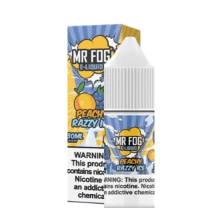 Peachy Razzy Ice - Mr Fog Salt E Liquid 30ml