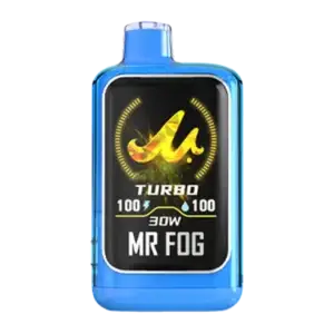 Pineapple Mr Fog Nova Blue Razz Zero Nicotine Steezy Edition Disposable Vape