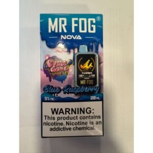 Blue Raspberry Mr Fog Nova 36000 Puffs Disposable Vape (Bubble Gang)