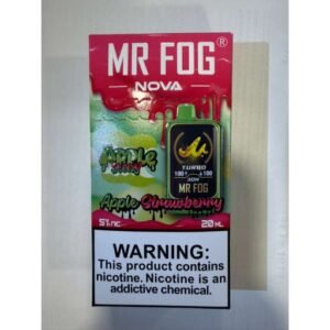 Apple Strawberry Mr Fog Nova 36000 Puffs Disposable Vape (Apple Steezy)