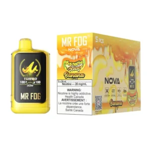 Banana Mr Fog Nova Steezy Edition 36000 Puffs Disposable Vape - Banana Steezy
