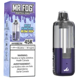 Mr Fog Switch Pods Blue Rancher Blow Pop - 45000 Puffs