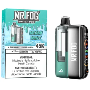 Mr Fog Switch Miami Mint Pods Kit - 45000 Puffs