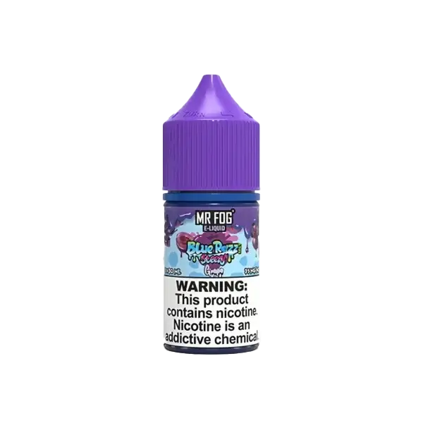 Grape - Mr Fog Blue Razz Steezy Salt E-Liquid - 30Ml 1 Grape - Mr Fog Blue Razz Steezy Salt E-Liquid - 30Ml