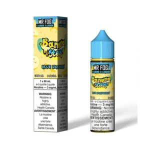 Blue Raspberry Mr Fog E-Liquid Banana Steezy