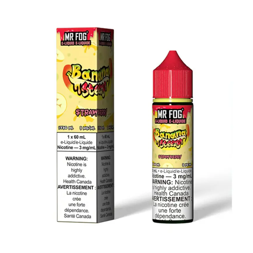 Strawberry Mr Fog E-Liquid Banana Steezy 1 Strawberry Mr Fog E-Liquid Banana Steezy