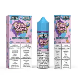 Blue Raspberry Mr Fog E-Liquid Bubble Gang
