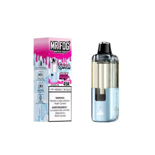 Glaze Popup (Splash Edition) Mr Fog Switch 45000 Puffs Disposable Vape - Pods Only 1 Glaze Popup (Splash Edition) Mr Fog Switch 45000 Puffs