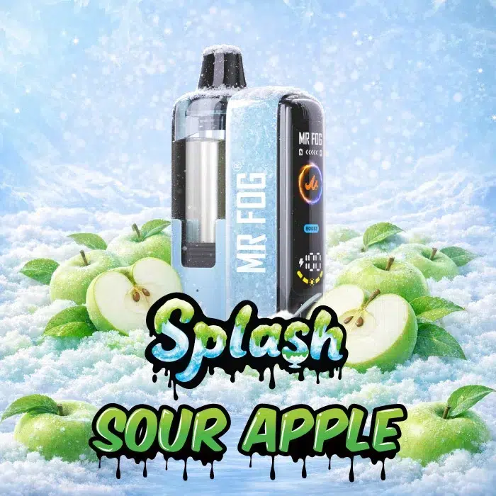 Sour Apple Mr Fog Switch Pod Vape Kit (Splash Edition) - 45K Puffs 1 Sour Apple Mr Fog Switch